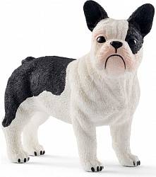 Фигурка собаки - Французский бульдог, размер 5 х 2 х 4 см. (Schleich, 13877k) - миниатюра